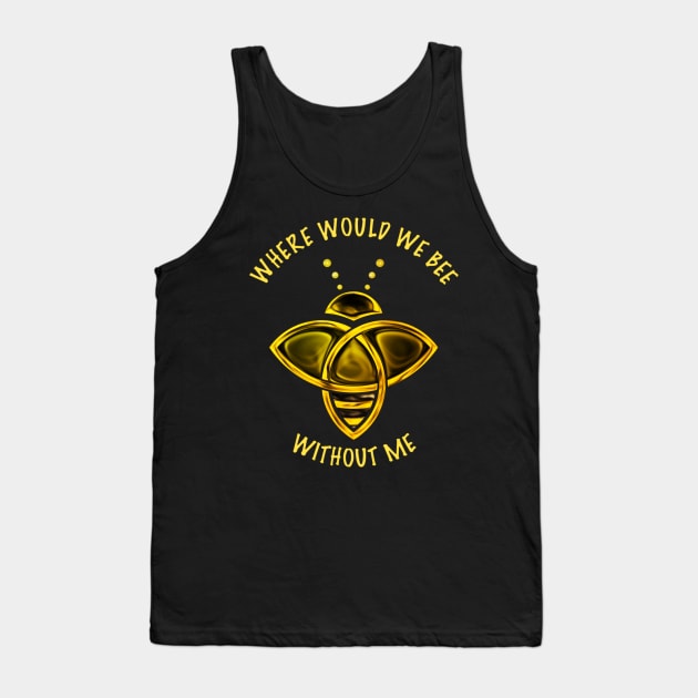 Celtic Knot Honey Bee Tank Top by Erno